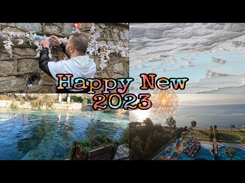 Видео: Нова година в Кушадасъ | Посетихме Памуккале, Подмладяващото езеро на Клеопатра, Ефес и Дева Мария