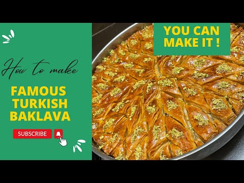 Видео: Турска Баклава ( ръчно точена ) много лесна