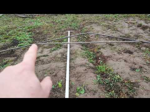 Видео: изготовление теплицы для малины. 1.