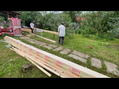 Видео: Дача часть3. Привезли стройматериалы