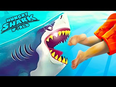 Видео: У меня Самая ГОЛОДНАЯ АКУЛА в мире Эволюция Акул прохождение hungry shark world   топ игра