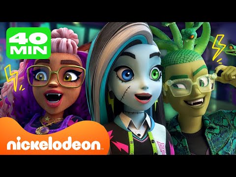 Видео: Монстр Хай | 40 МИНУТ ЛУЧШИХ моментов "Школа монстров"! | Nickelodeon Cyrillic