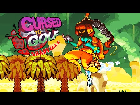 Видео: Пустынная Исследовательница ▬ Cursed to Golf Прохождение игры #2