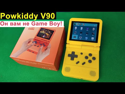 Видео: Powkiddy V90 - Он вам не Game Boy! [Консоль с AliExpress]