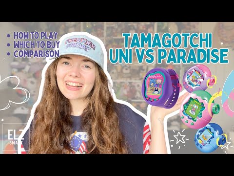 Видео: TAMAGOTCHI Uni vs Paradise: ОБЗОР и РУКОВОДСТВО: Как играть | Elz Smart