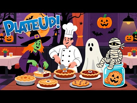 Видео: Plate Up! - Кошмар на Кухне в Halloween