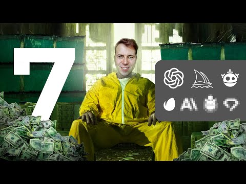 Видео: 7 нейросетей, которые сделают тебя Богатым 💵 (заработок на нейросетях)