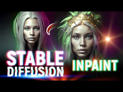 Видео: Stable Diffusion - InPaint. Stable Diffusion - загнули фотошоп