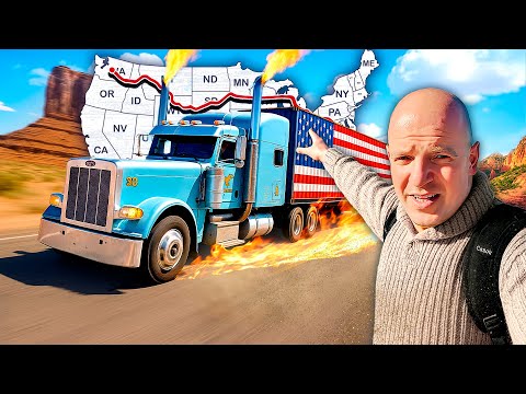 Видео: Дальнобойщики - Америка из окна фуры. Дороги, законы и безумие США / Погнали со Стасом Натанзоном