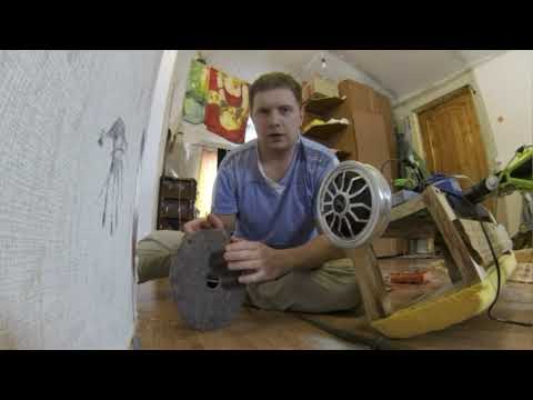 Видео: как установить мотор от гироскутера в тракторное колесо
