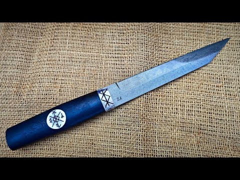 Видео: Сталь ВУЦ из скрепок. ИЗГОТОВЛЕНИЕ ножа ВИКИНГА СЭКС!!!