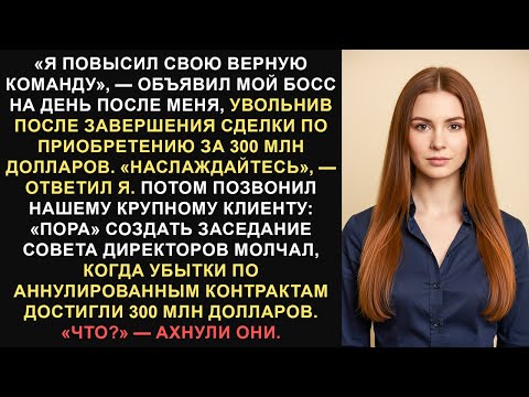 Видео: Генеральный директор уволил меня после приобретения — я потерял 300 миллионов долларов в отместку