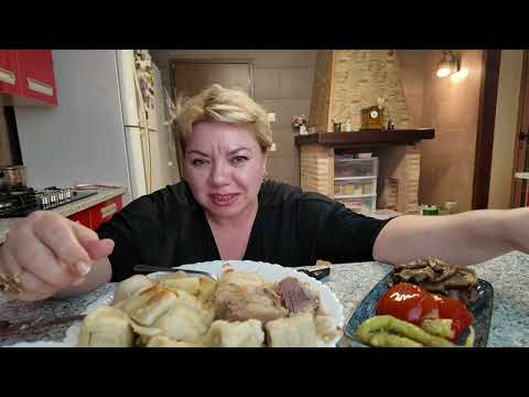 Видео: МУКБАНГ 🍽 ХИНКАЛ МОя слабость.MUKBANG 🍴khinkal is my weakness. how I got drunk