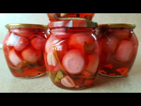 Видео: Маринованный редис, цыганка готовит. Редиска на зиму. Gipsy cuisine.