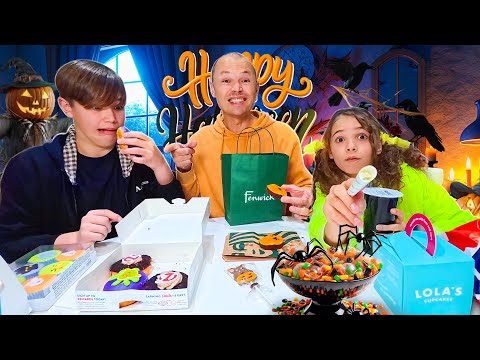 Видео: Хэллоуин угощения челлендж