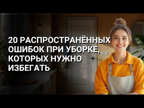 Видео: 20 ОШИБОК При УБОРКЕ, Из-За Которых ДОМ Становится ГРЯЗНЕЕ