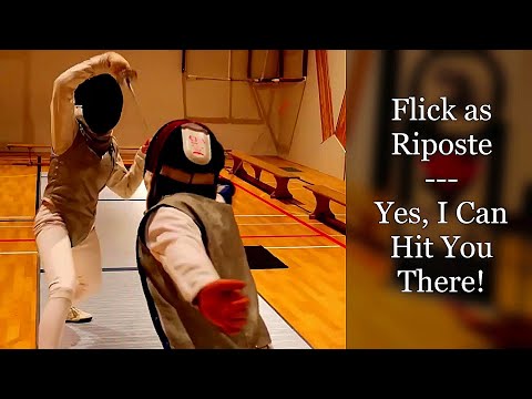 Видео: Флик в роли Рипоста: да, я могу ударить тебя туда!