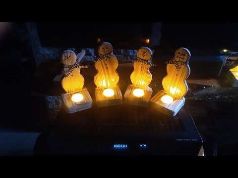 Видео: Быстро продаваемый рождественский проект. Деревянный снеговик.