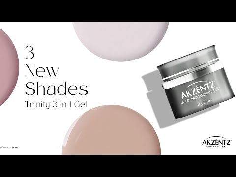 Видео: NEW TRINITY by Akzentz - твёрдый гель 3в1. Технология и рекомендации по работе с гелем