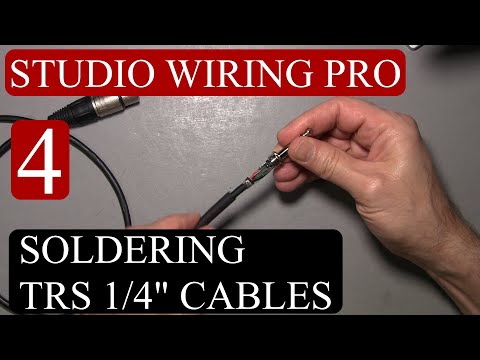 Видео: Пайка 1/4-дюймовых TRS-разъемов как профессионал