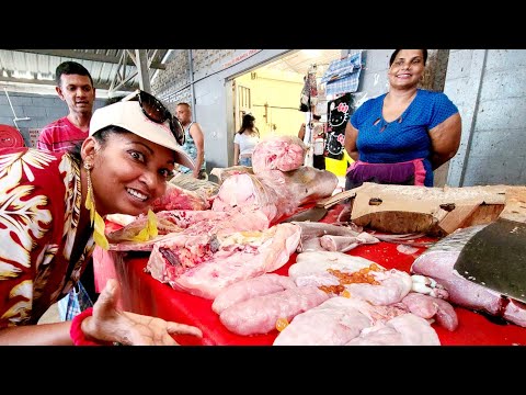 Видео: Икра гигантского сома/Гилбака, рынок Роузхолл, Бербис, Гайана🇬🇾, часть 2, неотредактированная вер...