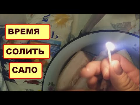 Видео: Как выбрать сало на рынке? Солим сало сухим способом!