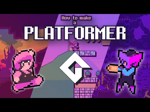Видео: Как создать 2D-платформер в GameMaker! (Наклоны, движущиеся платформы, полутвердые платформы)