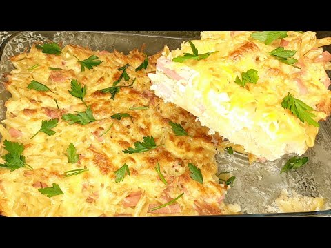 Видео: Макаронная Запеканка с Колбасой и  Сыром 😋