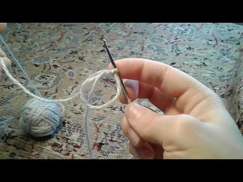 Видео: Кольцо амигуруми. Скользящая петля крючком. Вяжем крючком # 1