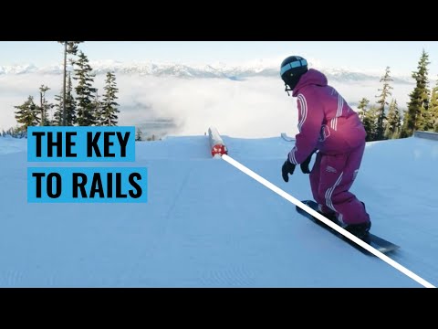 Видео: Как подходить к любому рельсовому сноуборду