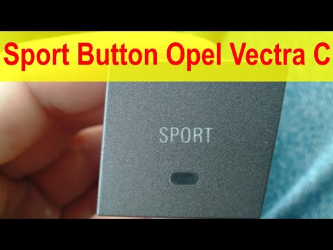 Видео: Підключення та програмування кнопки Sport на Opel Vectra C