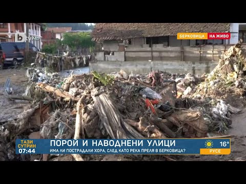 Видео: Частично бедствено положение в Берковица заради обилни валежи | „Тази сутрин“ - БТВ