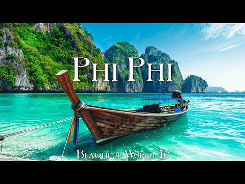 Видео: ПИ ФИ Острова - Таиланд в 4K UHD с успокаивающей музыкой - Таиланд сверху UHD