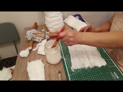 Видео: Дед Мороз. Оформляем перед. Часть 8.