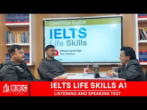Видео: IELTS LIFESKILLS A1 (ТЕСТ ПО АУДИРОВАНИЮ И РАЗГОВОРНОЙ РЕЧИ) || (ОБРАЗЕЦ ВИДЕО) || BBC GLOBAL EDU...