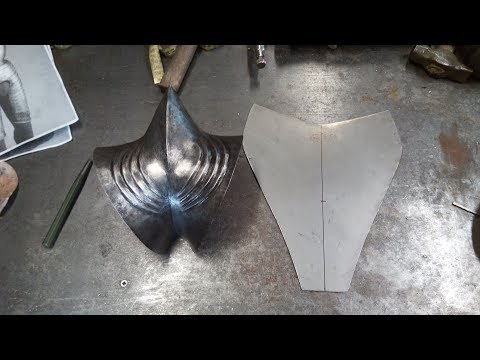 Видео: Как сделать готический налокотник / How to make a gothic style elbow