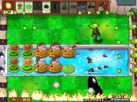 Видео: Plants vs Zombies: Идеальная тактика на мини-игру "Зомботаник 2".