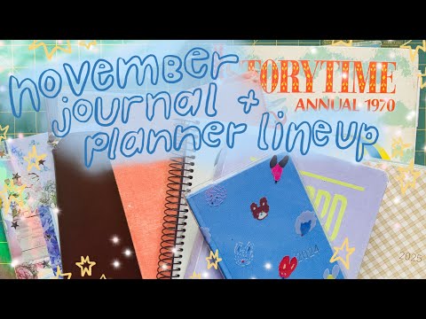 Видео: Ноябрьский журнал и планировщик