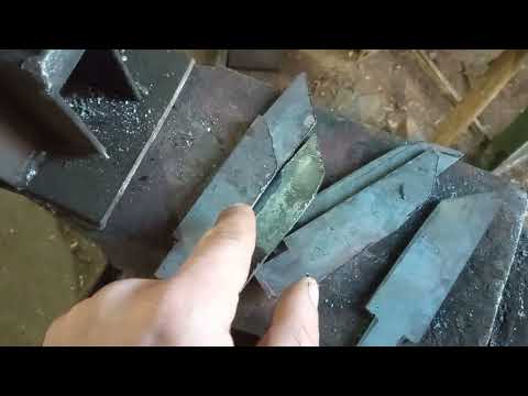 Видео: Ковка спусков.  Ковка ножа