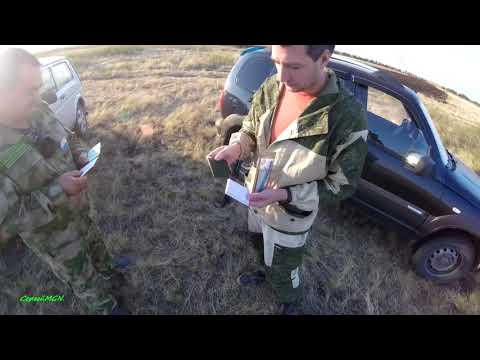 Видео: Охота на сурка: встреча с охотинспектором.