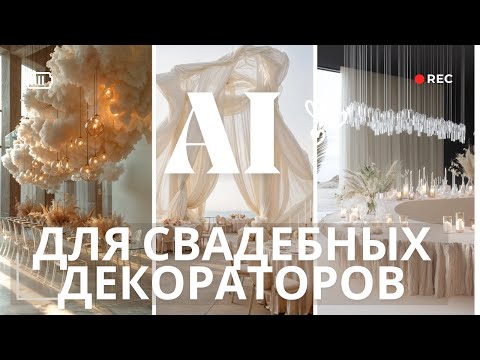 Видео: Нейросети для свадебных декораторов.