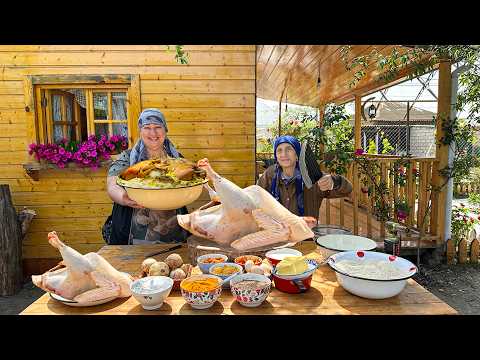 Видео: Невероятное блюдо из огромных индеек! Вкусный рецепт бабушки