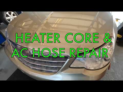 Видео: Снятие панели приборов, радиатора отопителя, кабриолет Chrysler Sebring...