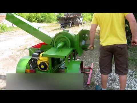 Видео: Три в одном. Измельчитель веток, дровокол, пила (Crusher branches, wood splitter, Circular Saw)