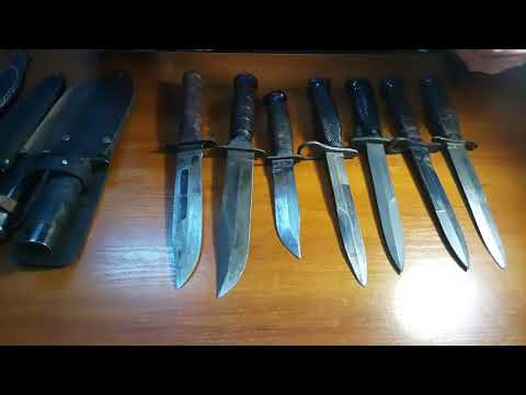 Видео: боевые ножи американцев на вьетнам.