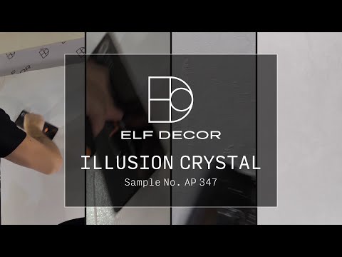 Видео: Декоративная краска с эффектом шелка. Технология нанесения Illusion Crystal