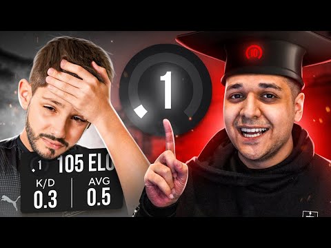 Видео: УЧУ ХУДШЕГО ИГРОКА FACEIT ИГРАТЬ В CS:GO