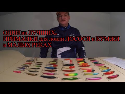 Видео: Одни из лучших. Приманки для ловли ЛОСОСЯ и КУМЖИ в МАЛЫХ реках.