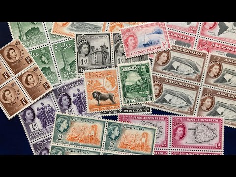 Видео: Распаковка №31 📩 Марки Британских Колоний 🇬🇧 Часть 1