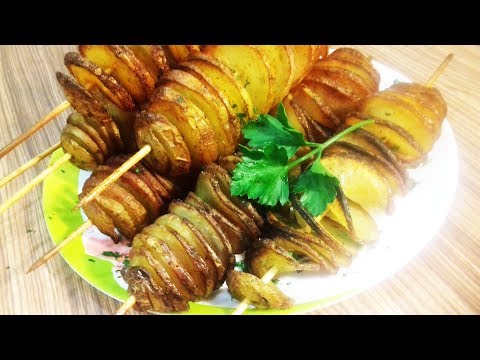 Видео: Картофель ТОРНАДО в духовке 🔴  Как нарезать картошку спиралью